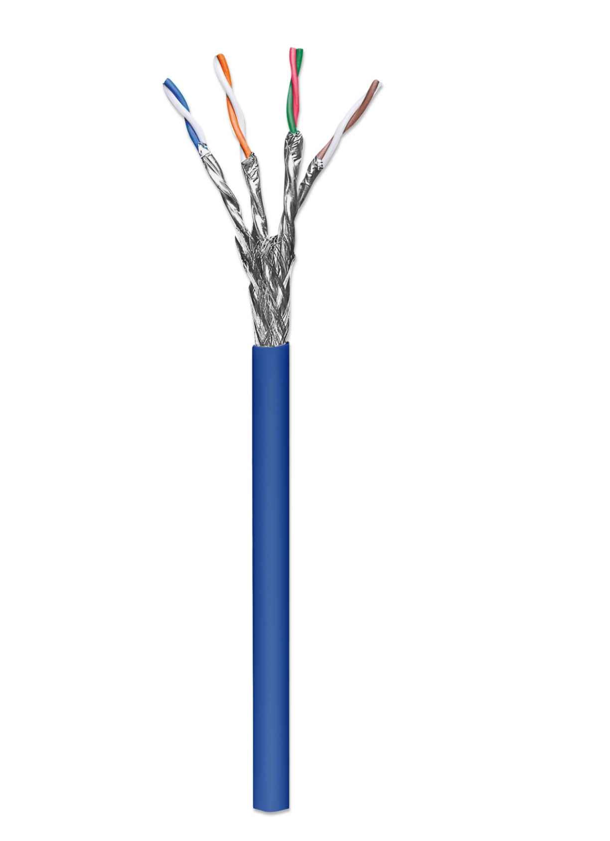 Intellinet 705042 cable de red Azul 305 m Cat6a F/UTP (FTP)
