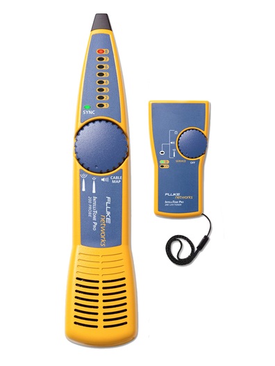 Fluke  Kit Avanzado de Generador y Sonda (Detector) de Tonos IntelliTone™ 200, Para Identificación de Señales Analogicas y Digitales en Cables de Red