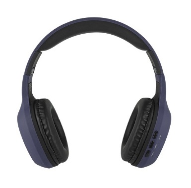 Perfect Choice PC-116769 auricular y casco Auriculares Diadema Conector de 3,5 mm MicroUSB Bluetooth Negro, Azul