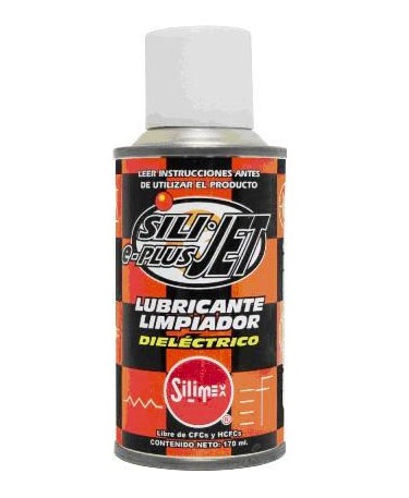 Silimex  Limpiador lubricante en aerosol dieléctrico,  protege mecanismos, circuitos, sensores, ventiladores, 170 ml.