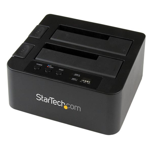 StarTech.com Dock USB 3.0 y eSATA Copiadora de Unidades de Disco SATA 6Gbps de 2.5 y 3.5 Pulgadas - Clonador Autónomo