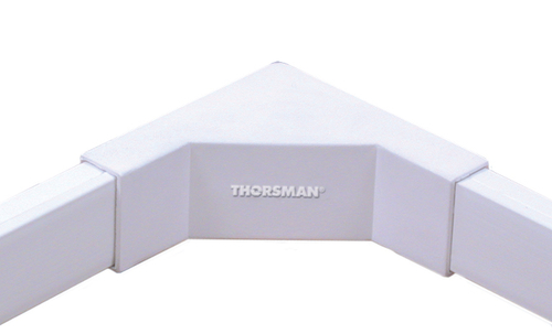 Thorsman  Esquinero interior color blanco de PVC auto extinguible, para canaleta TMK1735, TMK1735SD (5320-02001)
