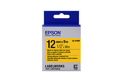 Epson LabelWorks LK etiqueta autoadhesiva Permanente Azul, Gris, Amarillo