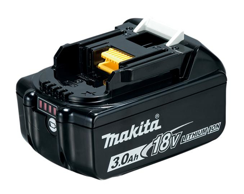 MAKITA  Batería LXT Litio‑Ion de 18V 3 Ah, con led indicador de nivel de carga.