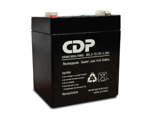 CDP SS4.5/12 Batería recargable sellada de plomo ácido y libre de mantenimiento 12 V