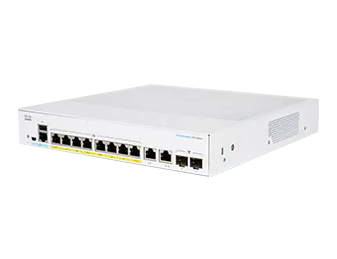 Cisco CBS350 Gestionado L3 Gigabit Ethernet (10/100/1000) Energía sobre Ethernet (PoE) 1U Negro, Gris