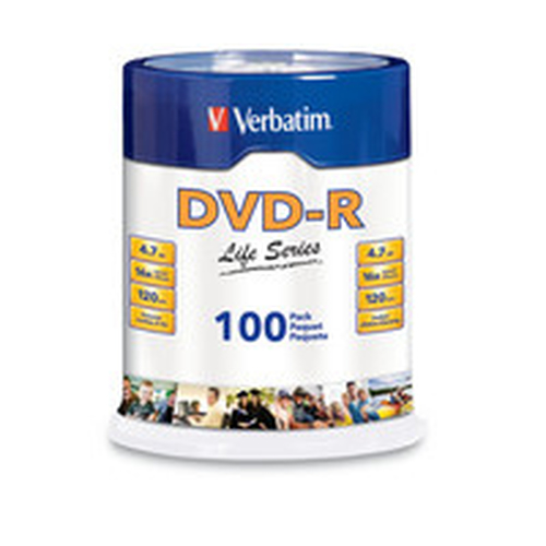 Verbatim 97177 DVD en blanco 4.7 GB DVD-R 100 pieza(s)