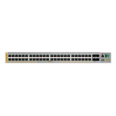 Allied Telesis  Switch L3 Stackable, 48x 10/100/1000-T, 4x SFP+, Fuente Redundante