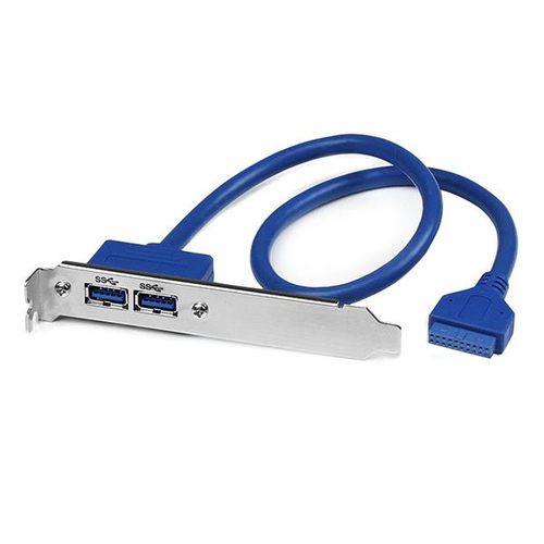 StarTech.com Bracket de 2 puertos USB 3.0 SuperSpeed con conexión a Tarjeta Madre