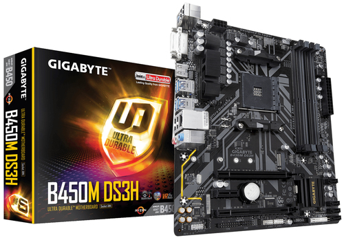 Gigabyte B450M DS3H placa base AMD B450 Enchufe AM4 Micro ATX