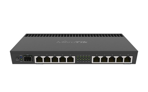 MIKROTIK  (RB4011iGS+RM) RouterBoard, CPU 4 Núcleos, 10 Puertos Gigabit Ethernet, 1 puerto SFP+