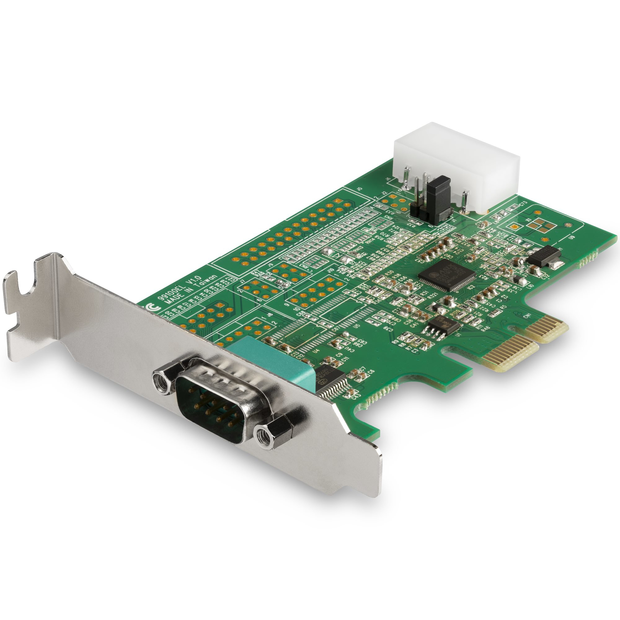 StarTech.com Tarjeta PCI Express Serie de 4 Puertos RS232 UART 16950