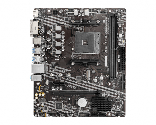 MSI A520M-A PRO placa base AMD A520 Enchufe AM4 Micro ATX