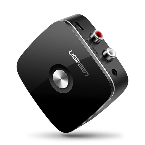 Ugreen  Receptor de Audio Bluetooth 5.0 a RCA o Auxiliar 3.5mm / Tecnología EDR / Reconexión Automática / Hasta 10 m / Ideal para Conectar Celulares, o Tabletas hacia alguna Bocina o Sistema de Audio