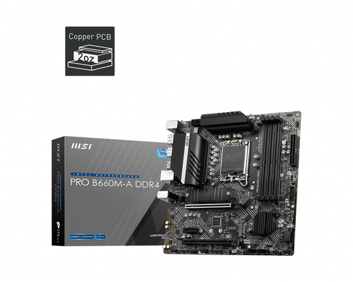 MSI PRO H610M-G DDR4 placa base Intel H610 LGA 1700 Micro ATX