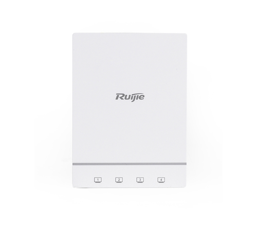 Ruijie  Punto de acceso Wi-Fi 6 para interior en pared hasta 1.7 Gbps doble banda 802.11AX MU-MIMO 2x2