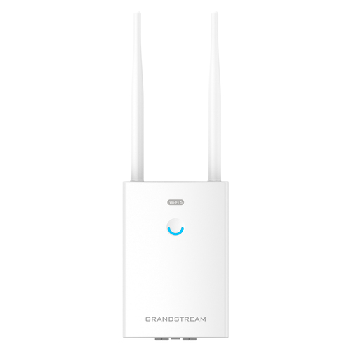 Grandstream Networks  Punto de acceso para exterior Wi-Fi 6 802.11 ax 1.77 Gbps, MU-MIMO 2x2:2 con administración desde la nube gratuita o stand-alone.