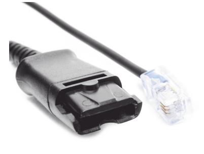 Fanvil  Cable adaptador para diademas modelo HT101, HT201 y HT202 para compatibilidad con teléfonos Grandstream, análogos, digitales, etc.