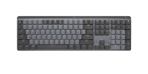 Logitech MX Mechanical teclado RF inalámbrico + bluetooth Grafito, Gris