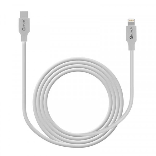 Getttech GCL-LTUT-01 cable USB 1 m USB C Lightning Blanco