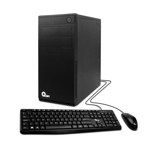 Qian QPI-OPC-04B PC/estaciòn de trabajo i5-10400 Mini Tower Intel® Core™ i5 8 GB DDR4-SDRAM 480 GB SSD Windows 11 Home Mini PC Negro