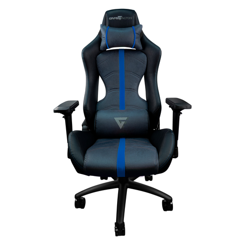 Game Factor CGC650 Silla universal para juegos asiento acolchado Negro, Azul