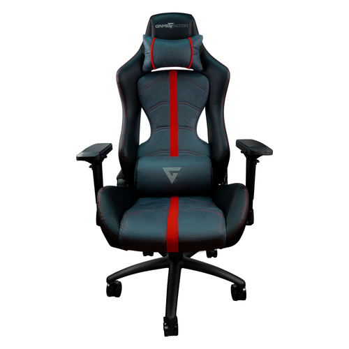 Game Factor CGC650 RD silla para videojuegos Silla universal para juegos asiento acolchado Negro, Rojo
