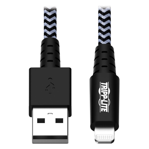 Tripp Lite M100-006-HD Cable de Sincronización y Carga USB A a Lightning para Servicio Pesado, Certificado MFi - M/M, USB 2.0, 1.83 m [6 pies]