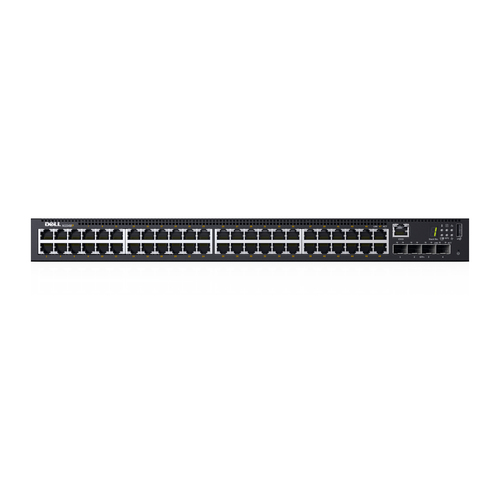 DELL N1548P dispositivo de redes Gestionado L2/L3 Gigabit Ethernet (10/100/1000) Energía sobre Ethernet (PoE) 1U Negro