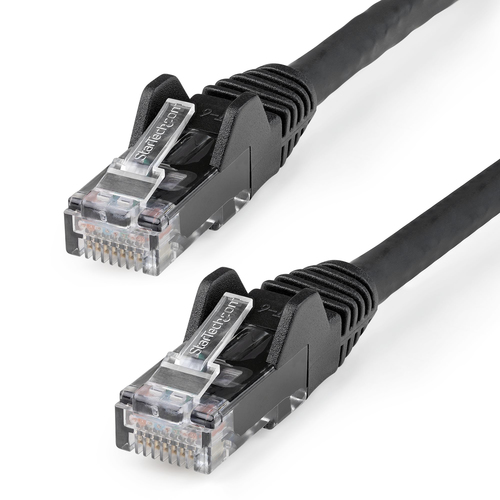 StarTech.com Cable de 7m CAT6 Ethernet - LSZH - Cable de Red RJ45 UTP de 10Gb - 650MHz - PoE de 100W - Snagless con Alivio de Tensión - sin Enganche