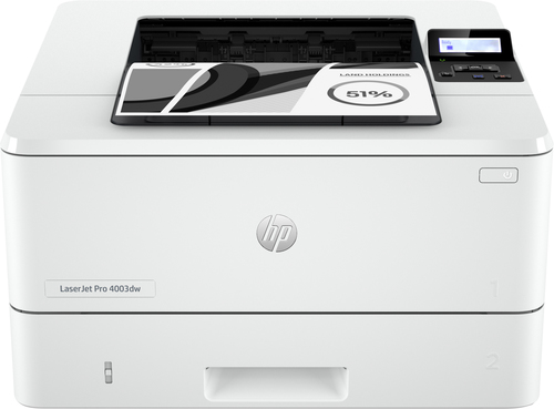 HP LaserJet Pro Impresora 4003dw, Impresión, Wi-Fi de banda dual; Seguridad sólida; Consumo eficiente de energía; Tamaño compacto