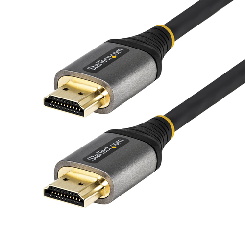 StarTech.com Cable de 0.5m HDMI 2.0 con Certificación Premium - Cable HDMI de Alta Velocidad con Ethernet Ultra HD 4K 60Hz - HDR10, ARC