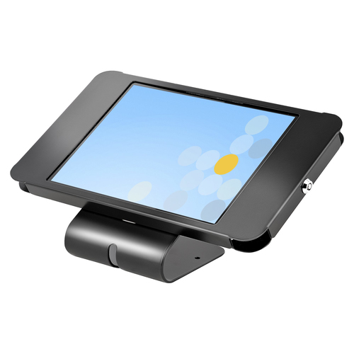 StarTech.com Soporte Seguro para Tablet - Base Universal Antirrobo para Tablets de hasta 10.5" - con Cerradura y Compatible con K-Slot