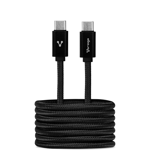 Vorago CAB-124-BK cable de alimentación Negro 1 m USB C