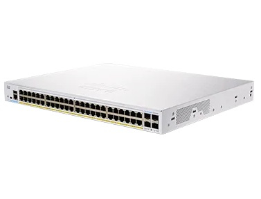Cisco CBS250-48P-4G-EU dispositivo de redes Gestionado L2/L3 Gigabit Ethernet (10/100/1000) Plata