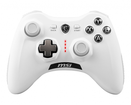 MSI FORCE GC30 V2 WHITE control de juego Blanco USB 2.0 Gamepad Analógico/Digital Android, PC