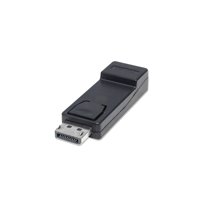 Manhattan 151993 cambiador de género para cable DisplayPort HDMI Negro
