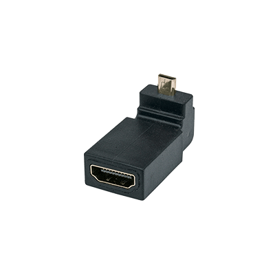 Manhattan 353441 cambiador de género para cable HDMI Micro-D HDMI Type A Negro
