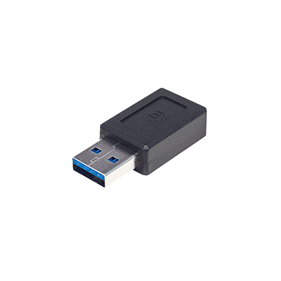 Manhattan 354714 cambiador de género para cable USB-A USB-C Negro