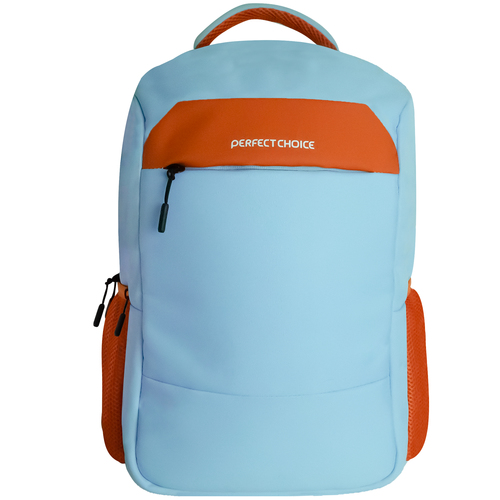 Perfect Choice PC-084020 maletín para laptop 39.6 cm (15.6") Mochila Azul, Naranja