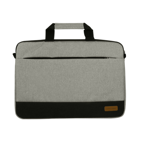 Perfect Choice PC-084037 maletín para laptop 39.6 cm (15.6") Bolsa con abertura superior Negro, Gris