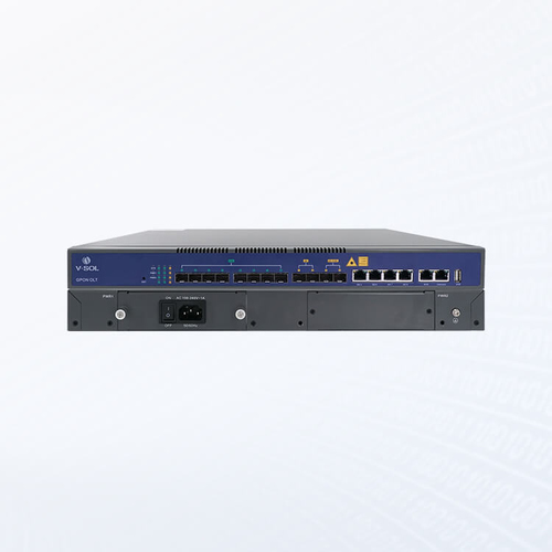 V-SOL  OLT de 8 puertos GPON con 8 puertos Uplink (4 puertos Gigabit Ethernet + 2 puertos SFP + 2 puertos SFP+) hasta 1,024 ONUs