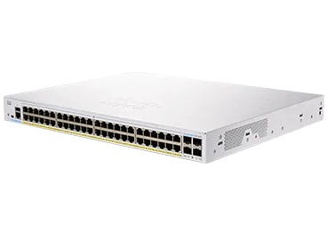 Cisco CBS250-48P-4X-EU dispositivo de redes Gestionado L2/L3 Gigabit Ethernet (10/100/1000) Plata