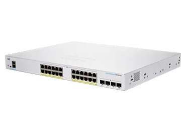 Cisco CBS250-24FP-4G-EU dispositivo de redes Gestionado L2/L3 Gigabit Ethernet (10/100/1000) Plata