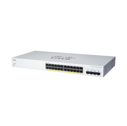 Cisco CBS220-24FP-4G Gestionado L2 Gigabit Ethernet (10/100/1000) Energía sobre Ethernet (PoE) Blanco