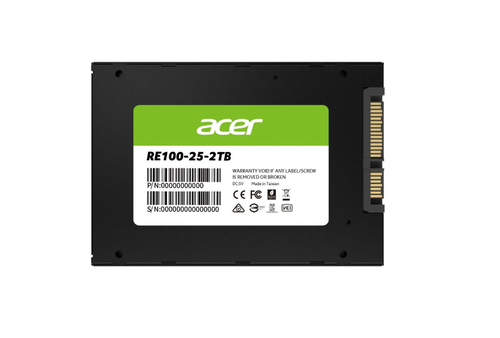 Acer RE100 2.5" 2000 GB Serial ATA III 3D TLC NAND