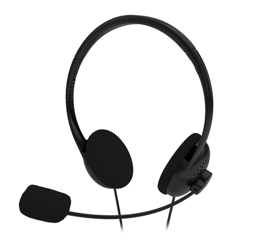 Xtech XTH-230 audífono y auriculare Auriculares Alámbrico Diadema Oficina/Centro de llamadas Negro