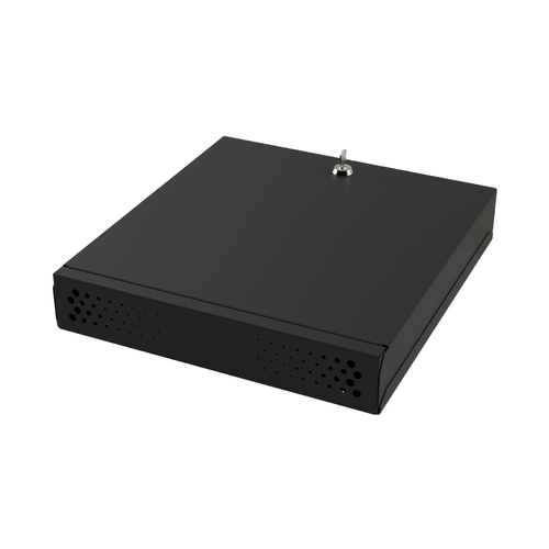 Epcom  Gabinete Metálico de Seguridad para DVR/NVR, Ancho 396 mm x 78 mm de Alto x