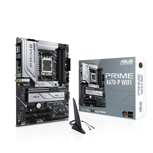 ASUS PRIME X670-P Wifi Tarjeta Madre para AMD X670 Enchufe AM5 ATX