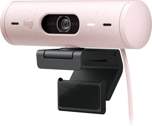 Logitech Brio 500 cámara web 4 MP 1920 x 1080 Pixeles USB-C Rosa